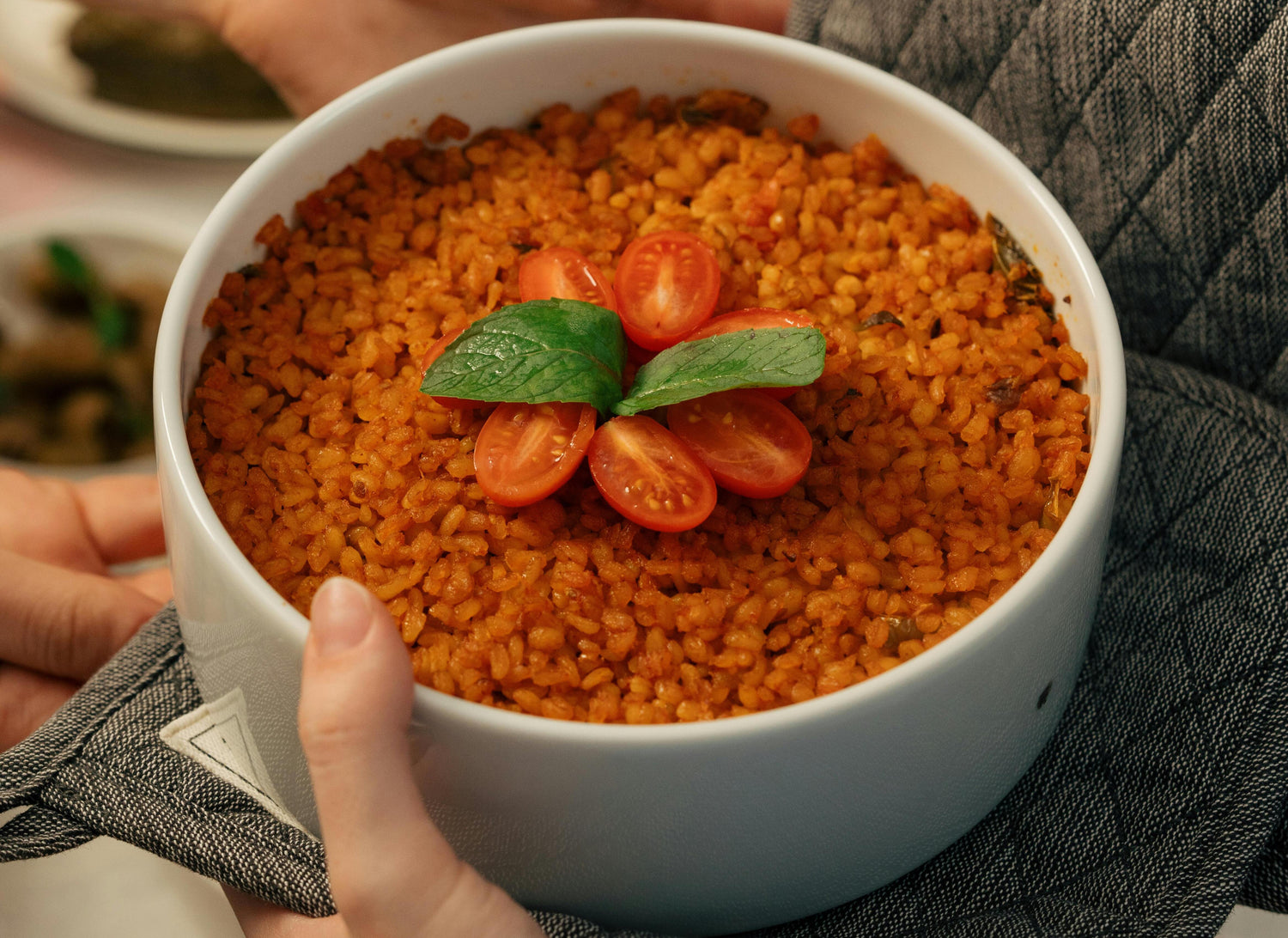 Izgara Sebzeli ve Bademli Bulgur Pilavı