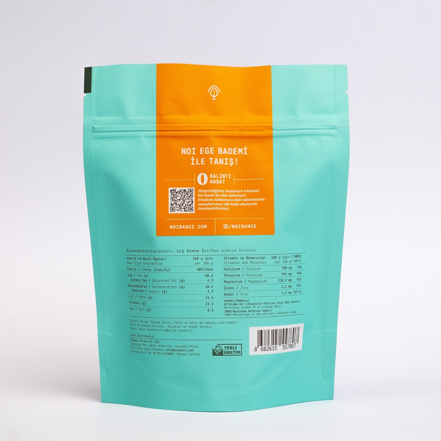 NOI Çiğ Badem İçi 140gr