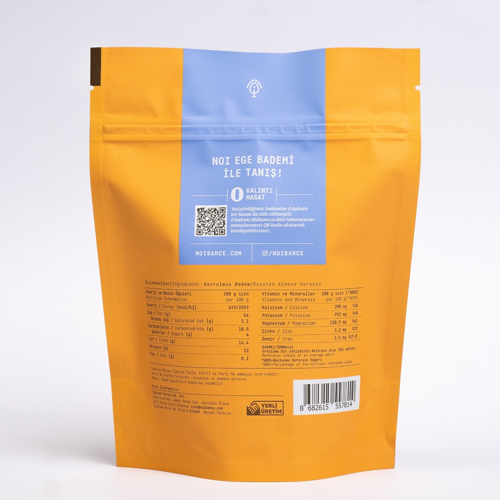 NOI Tuzsuz Kavrulmuş Badem İçi 140gr