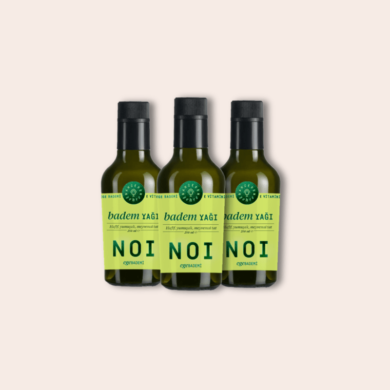 3'lü NOI Tatlı Badem Yağı 3 x 250ml