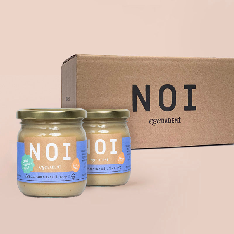 6'lı NOI Beyaz Badem Ezmesi Paketi 6 x 170gr