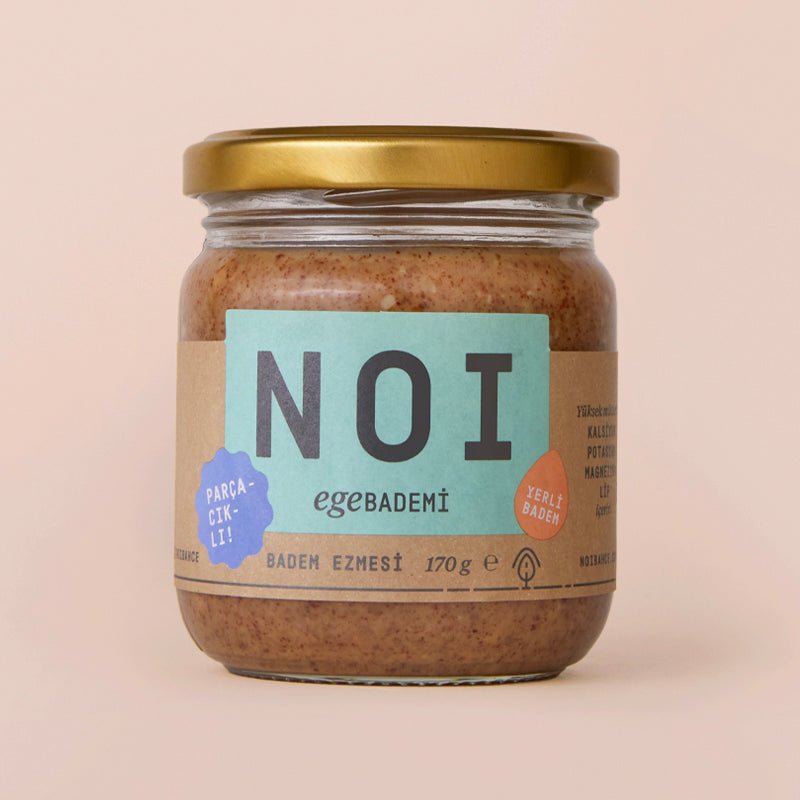 NOI Parçacıklı Badem Ezmesi 170gr - NOI BAHÇE