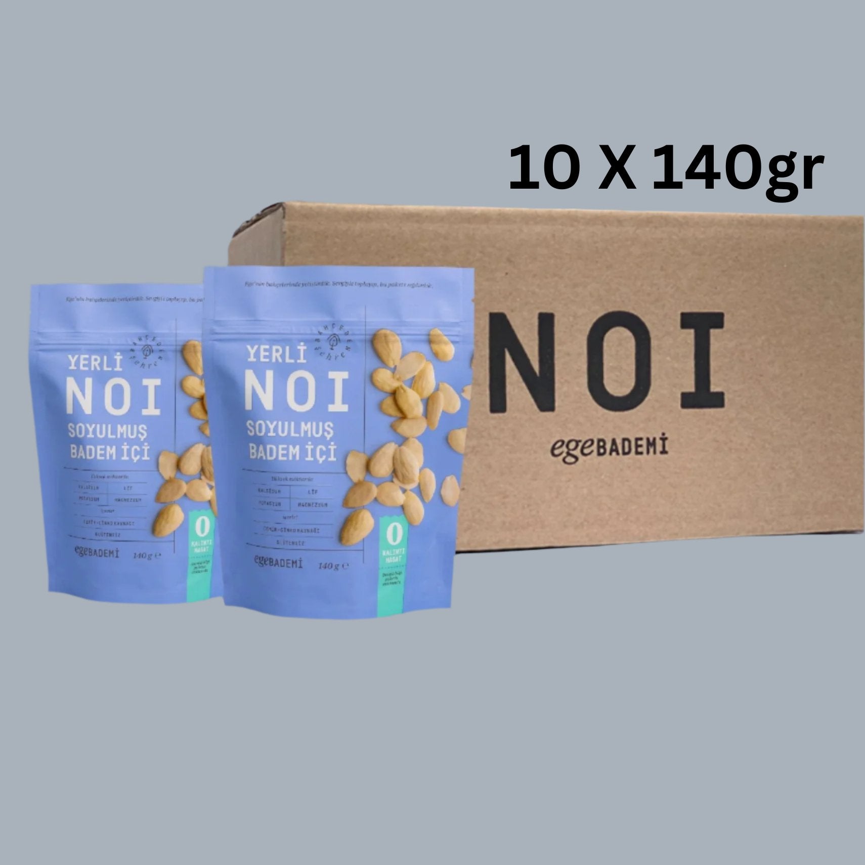 10'lu NOI Beyaz Badem İçi 10 x 140gr